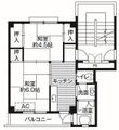 ビレッジハウス白枝2号棟の間取図