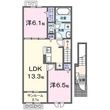 レジデンスAK長久Ⅰの間取図