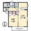 メイプルガーデン B棟の間取図