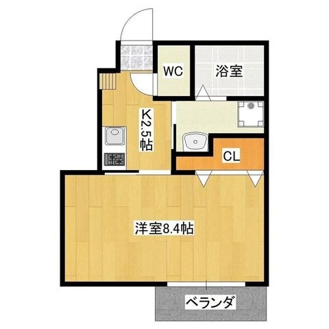 拡大写真:MORZRO 1階103の間取り