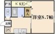岡山市北区広瀬町の間取図