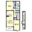 コンフォータブルの間取図
