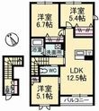 コフレ C棟の間取図