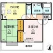 サンハイム撫川 A棟の間取図