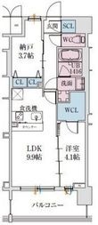 スプランディッド梅田グランノースの間取図