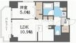 エステムプラザ南船場レジスタの間取図