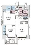スプランディッド上本町WESTの間取図