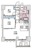 スプランディッド上本町WESTの間取図