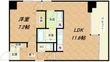 KDXレジデンス本町橋の間取図