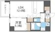 スプランディッド江坂駅前の間取図