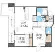 STANDZ四天王寺前夕陽丘の間取図