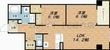 グレンパーク梅田北の間取図