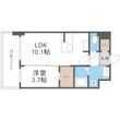 Louis Residence 弁天町の間取図
