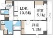 BRAVI南堀江の間取図