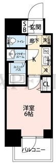 プレサンス松屋町ヴェルデスの間取図