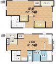 中浜2丁目戸建ての間取図