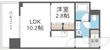 シーズンフラッツ中崎の間取図