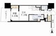 コンフォリア・リヴ本町WEST Qの間取図