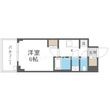 プランドール新北野の間取図