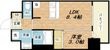 プレサンス難波マジョリティの間取図