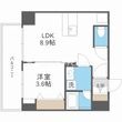 ブエナビスタ難波サウスタワーの間取図