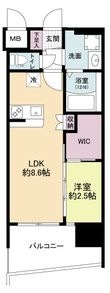 セレニテ新大阪ミラク弐番館の間取図