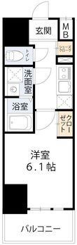 エスリードレジデンス大阪福島サウスフラッツの間取図