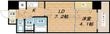 写真:SERENiTE本町エコート 14階1410の間取図