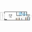 写真:S-RESIDENCE難波Briller 3階306の間取図