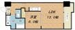 グランシス天満橋の間取図