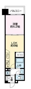写真:コンソラーレ同心 6階603の間取図