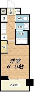 プレサンス大正フレンジの間取図