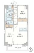 ル・モベイ天神橋の間取図