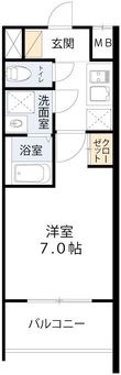 エスリードレジデンス大阪福島サウスフラッツの間取図