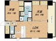 プレサンス四天王寺の間取図
