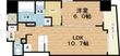 セレニテフラン野田阪神駅前の間取図