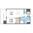 セレニテ難波ミラク弐番館の間取図