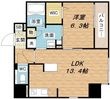 アビエール松屋町の間取図