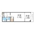 URBAN FLATS江坂の間取図