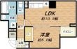 アルデールトモ北堀江の間取図