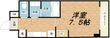 ONE ROOF FLAT FUKUSHIMAの間取図