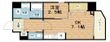 シーズンフラッツ新町の間取図