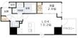 AFFLUENCE難波EASTの間取図