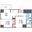 写真:ZEUS難波CUBE 11階1103の間取図