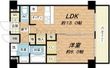 写真:アドバンス大阪城レガーレ 12階1202の間取図