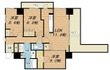 エル・セレーノ上本町レジデンスの間取図