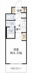 プレサンス四天王寺前夕陽ヶ丘ヴィリードの間取図