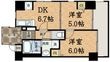 エステムプラザ心斎橋Ⅱノール・ロジェの間取図