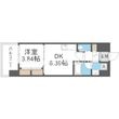 プレジオ松屋町の間取図