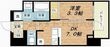LUMINOUS天王寺舟橋の間取図